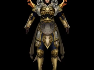 warrier women character 3D Model