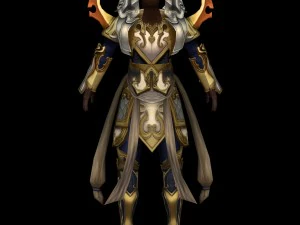 warrier women character 3D Model