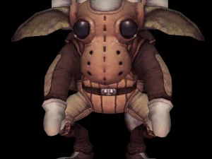 cartoony cow character 3D Model