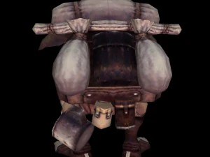 cartoony cow character 3D Model