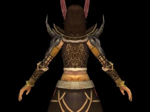 fantasy warrier girl 3D Model
