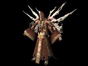 scary ghost monster 3D 모델