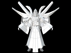 scary ghost monster 3D 모델