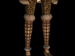 beautiful fighter girl 02 3D Model