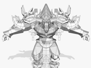 bull monster character 3D मॉडल