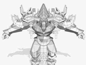 bull monster character 3D Model