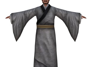 chinese man character 02 3Dモデル