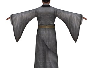 chinese man character 02 3D Model