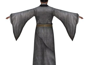 chinese man character 02 3D Model
