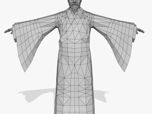 chinese man character 02 3D Model