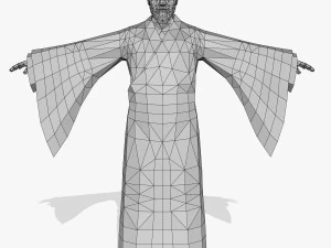 chinese man character 02 3D Model