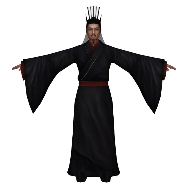 chinese man character 03 3D मॉडल .c4d .max .obj .3ds .fbx .stl .blend 