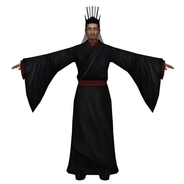 chinese man character 03 3D Model .c4d .max .obj .3ds .fbx .stl .blend 