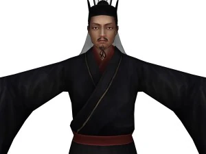 chinese man character 03 3D Model