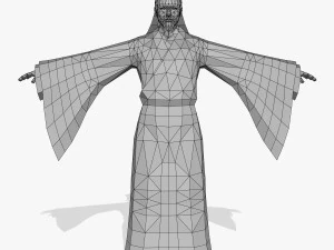 chinese man character 03 3D Model