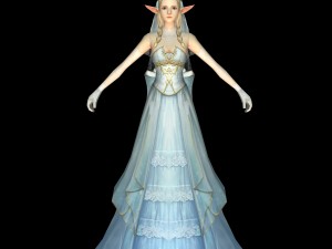 beautiful fairy queen 3D Model