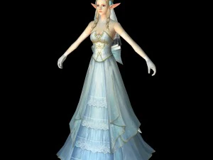 beautiful fairy queen 3D Model