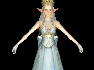 beautiful fairy queen Modello 3D