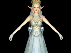 beautiful fairy queen 3D Model