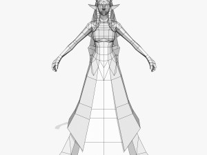 beautiful fairy queen Modello 3D