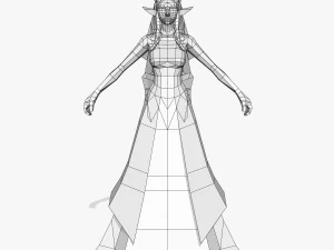 beautiful fairy queen 3D Model