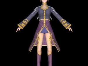 fantasy baby girl 3D मॉडल