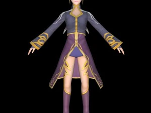 fantasy baby girl 3D Model