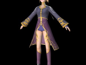 fantasy baby girl 3D Модель