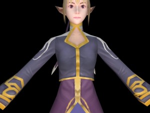 fantasy baby girl 3D Модель