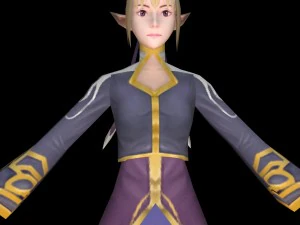 fantasy baby girl 3D Model