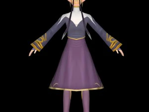 fantasy baby girl 3D Model