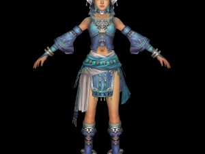 fantasy beauty girl 3D मॉडल