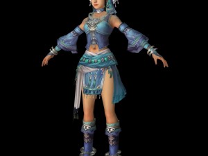fantasy beauty girl 3D 모델