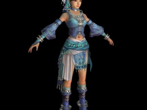 fantasy beauty girl 3D 모델