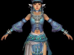 fantasy beauty girl 3D 모델