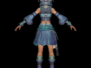 fantasy beauty girl 3D 모델