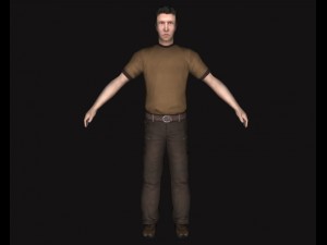 man character 3Dモデル