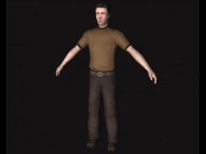 man character Model 3D