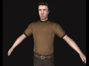 man character Model 3D