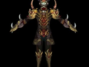 postać potwora 07 Model 3D