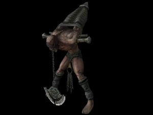 postać potwora-więźnia Model 3D