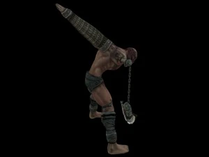 prisoner monster character 3D Model