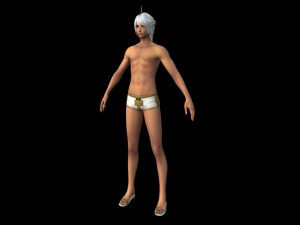 sexy boy character 3Dモデル