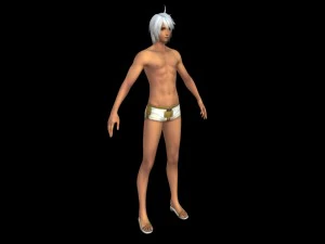 sexy boy character 3D Model