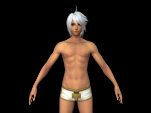 sexy boy character 3D Model