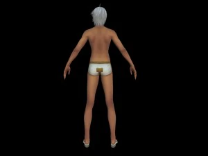 sexy boy character 3D Model