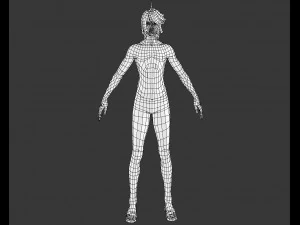 sexy boy character 3D Model