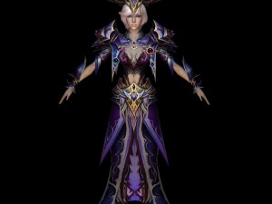 sexy warrior queen 3D Model