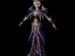 sexy warrior queen 3D Model