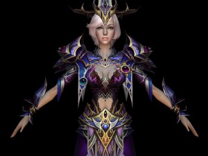 sexy warrior queen 3D Model